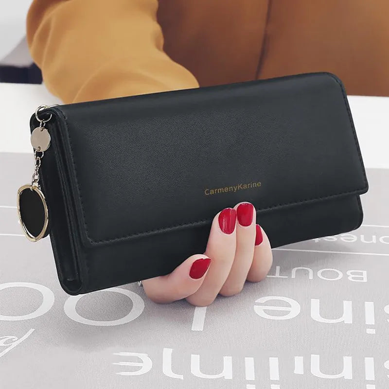 Portefeuille Long Femme – Élégant & Multi‑fonction