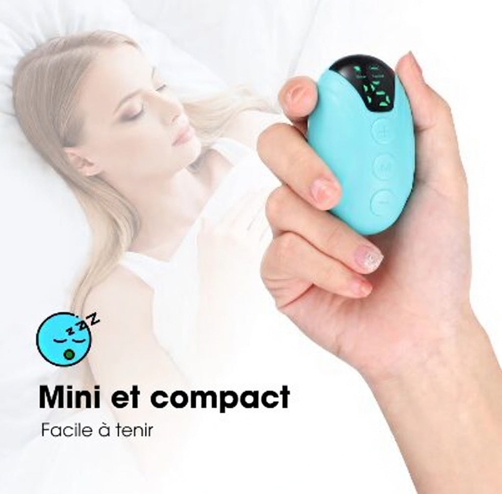 Appareil Aide au Sommeil EMS – Anti-Insomnie, Réduction Stress & Anxiété, 15 Intensités