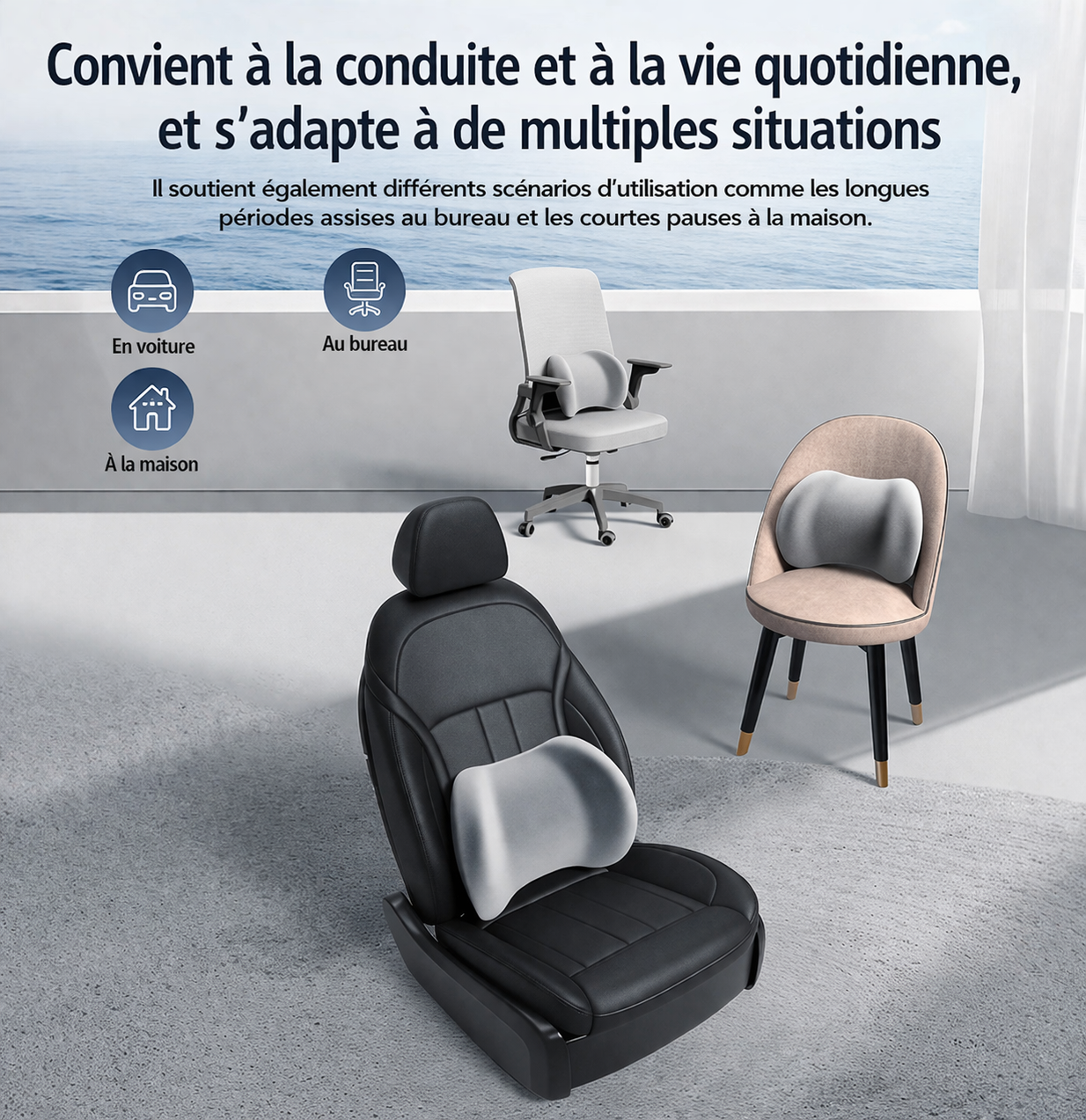 Coussin Lombaire Ergonomique