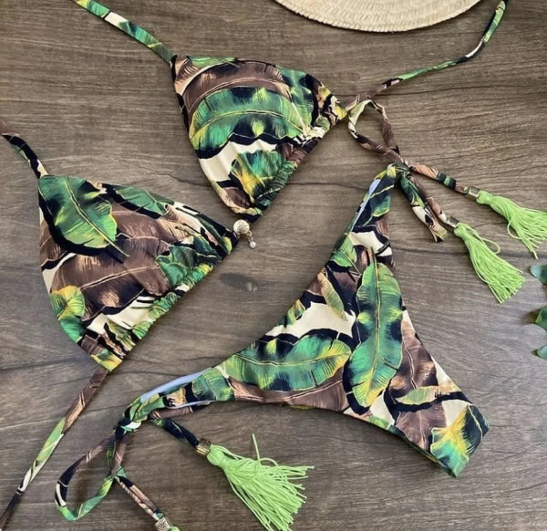 Bikini 2 Pièces Femme Imprimé Bohème