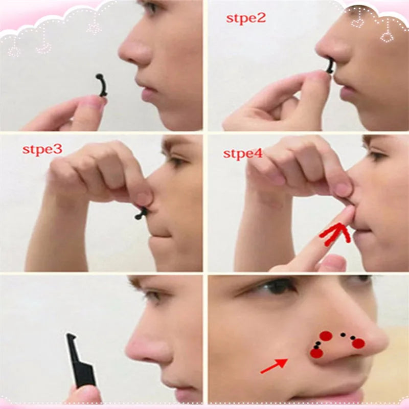 Clip Correcteur de Nez – Lot de 3 Tailles pour Affiner & Rehausser le Nez Sans Chirurgie