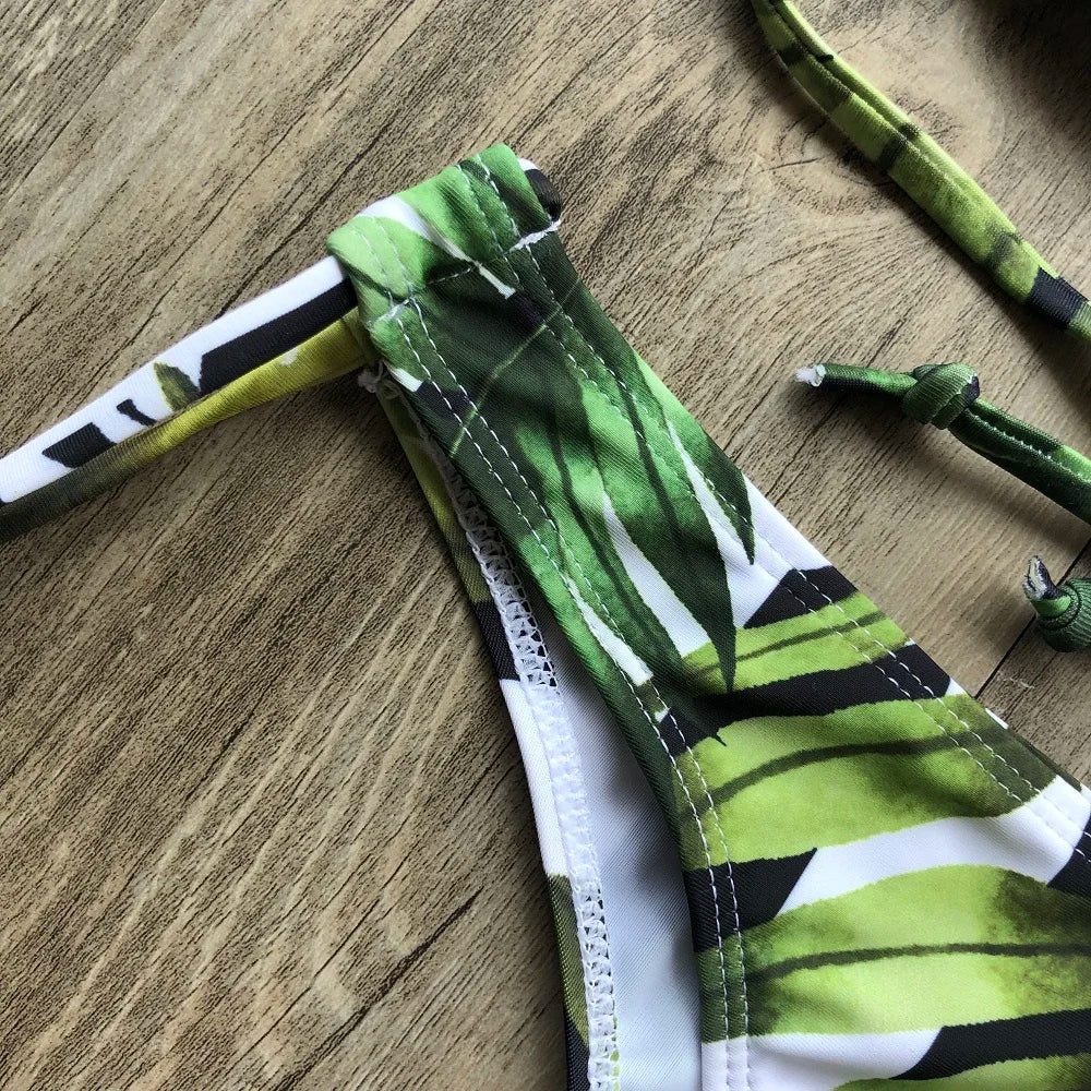 Bikini 2 Pièces Femme Imprimé Bohème
