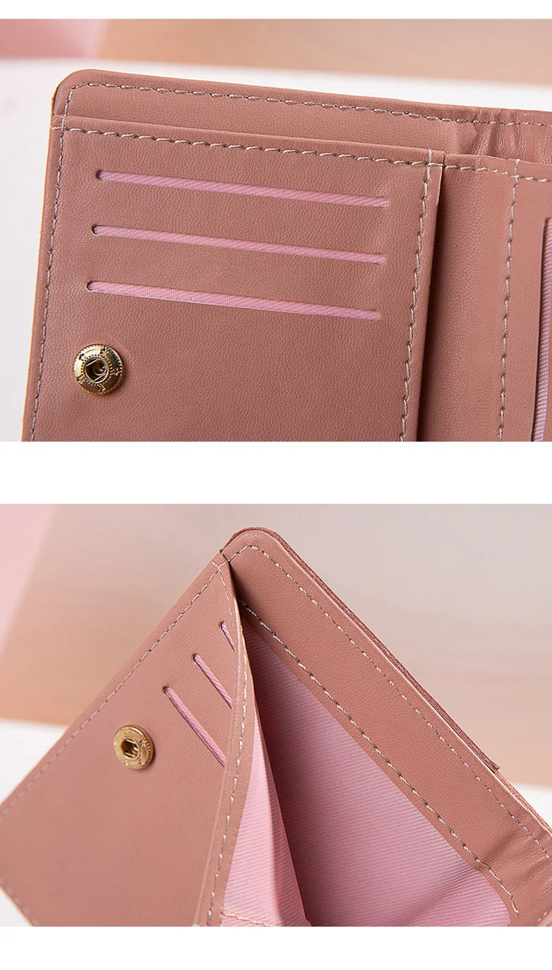Portefeuille Femme en Cuir PU