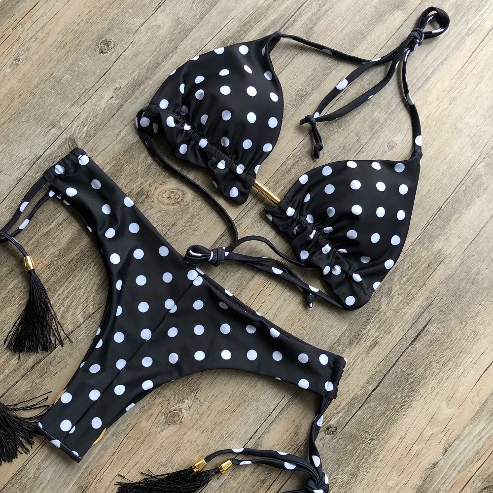 Bikini 2 Pièces Femme Imprimé Bohème