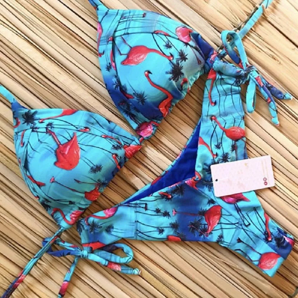 Bikini 2 Pièces Femme Imprimé Bohème