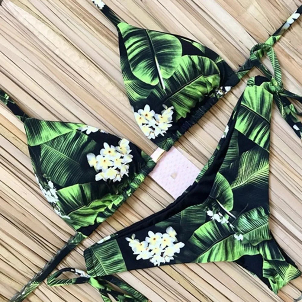 Bikini 2 Pièces Femme Imprimé Bohème