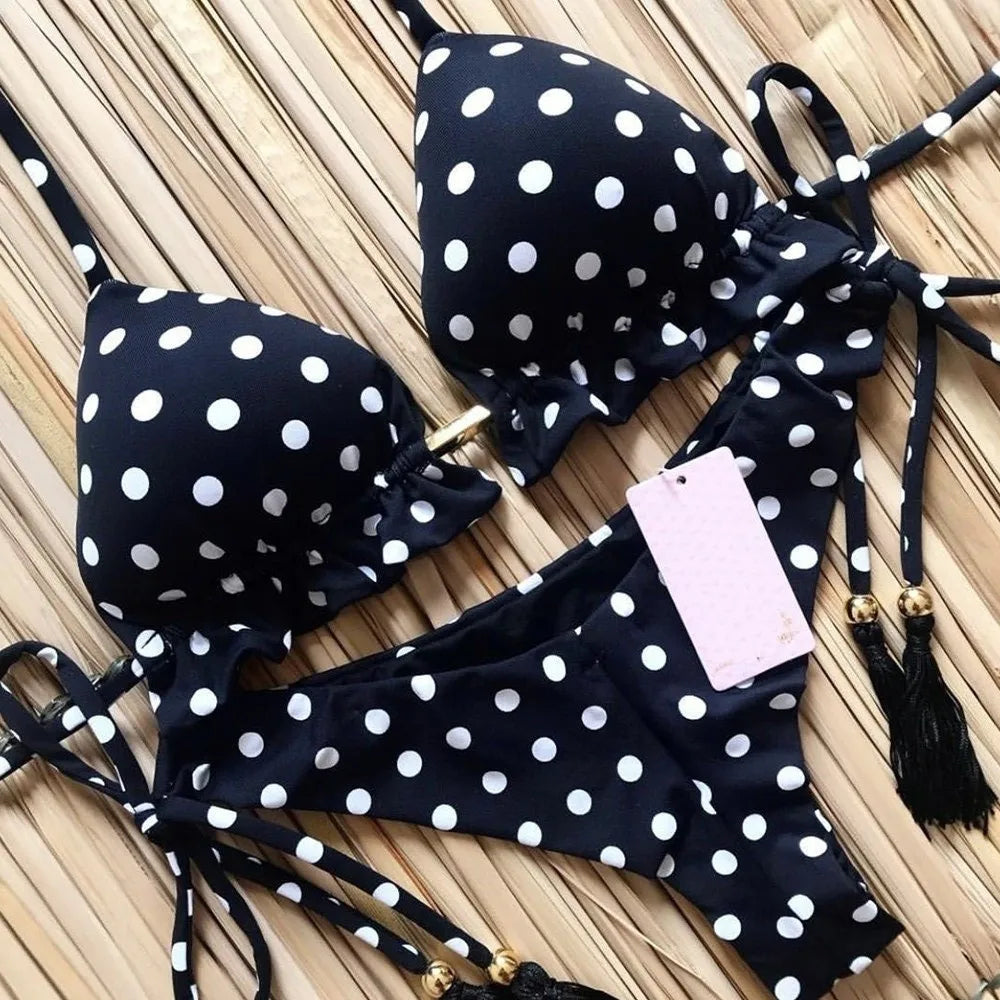 Bikini 2 Pièces Femme Imprimé Bohème