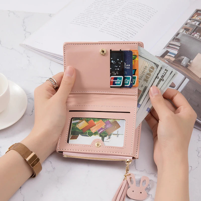 Portefeuille Femme en Cuir PU