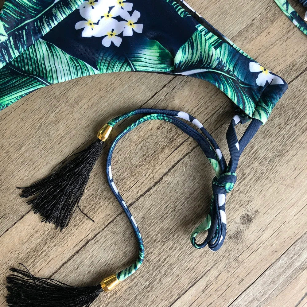 Bikini 2 Pièces Femme Imprimé Bohème