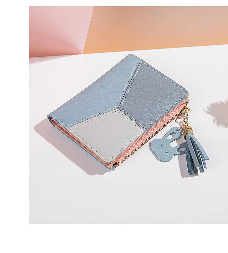 Portefeuille Femme en Cuir PU