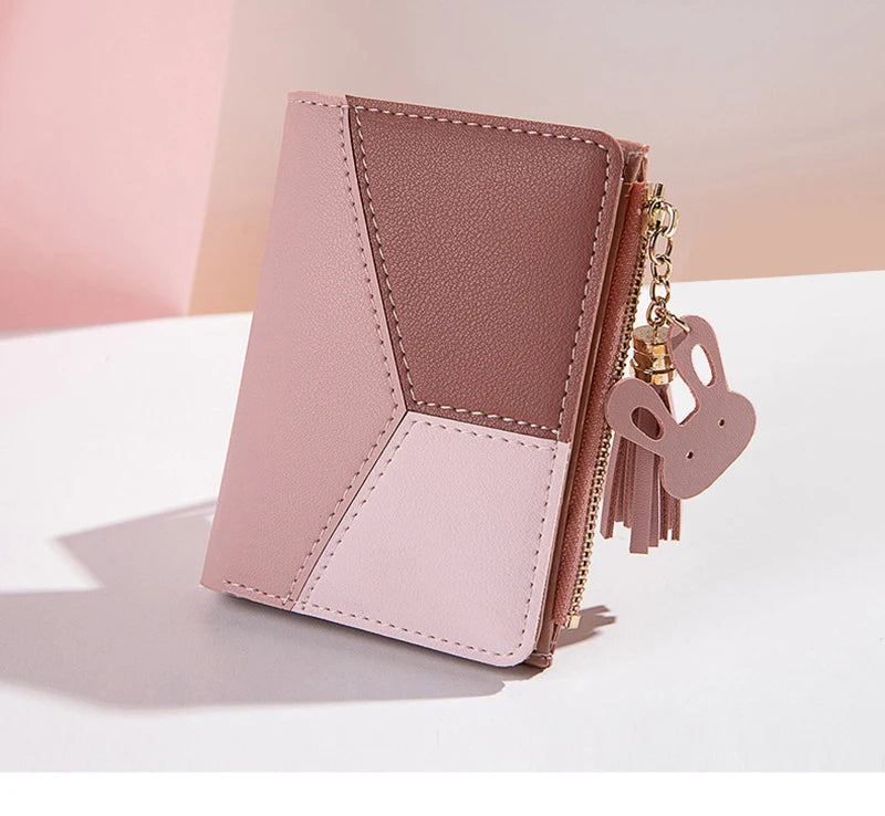 Portefeuille Femme en Cuir PU