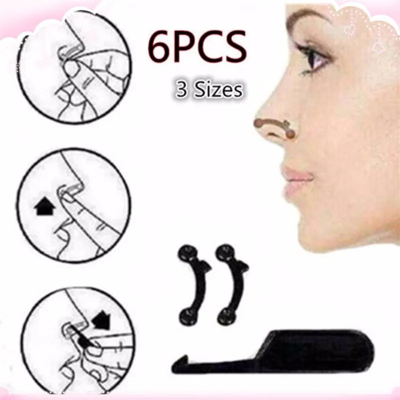 Clip Correcteur de Nez – Lot de 3 Tailles pour Affiner & Rehausser le Nez Sans Chirurgie