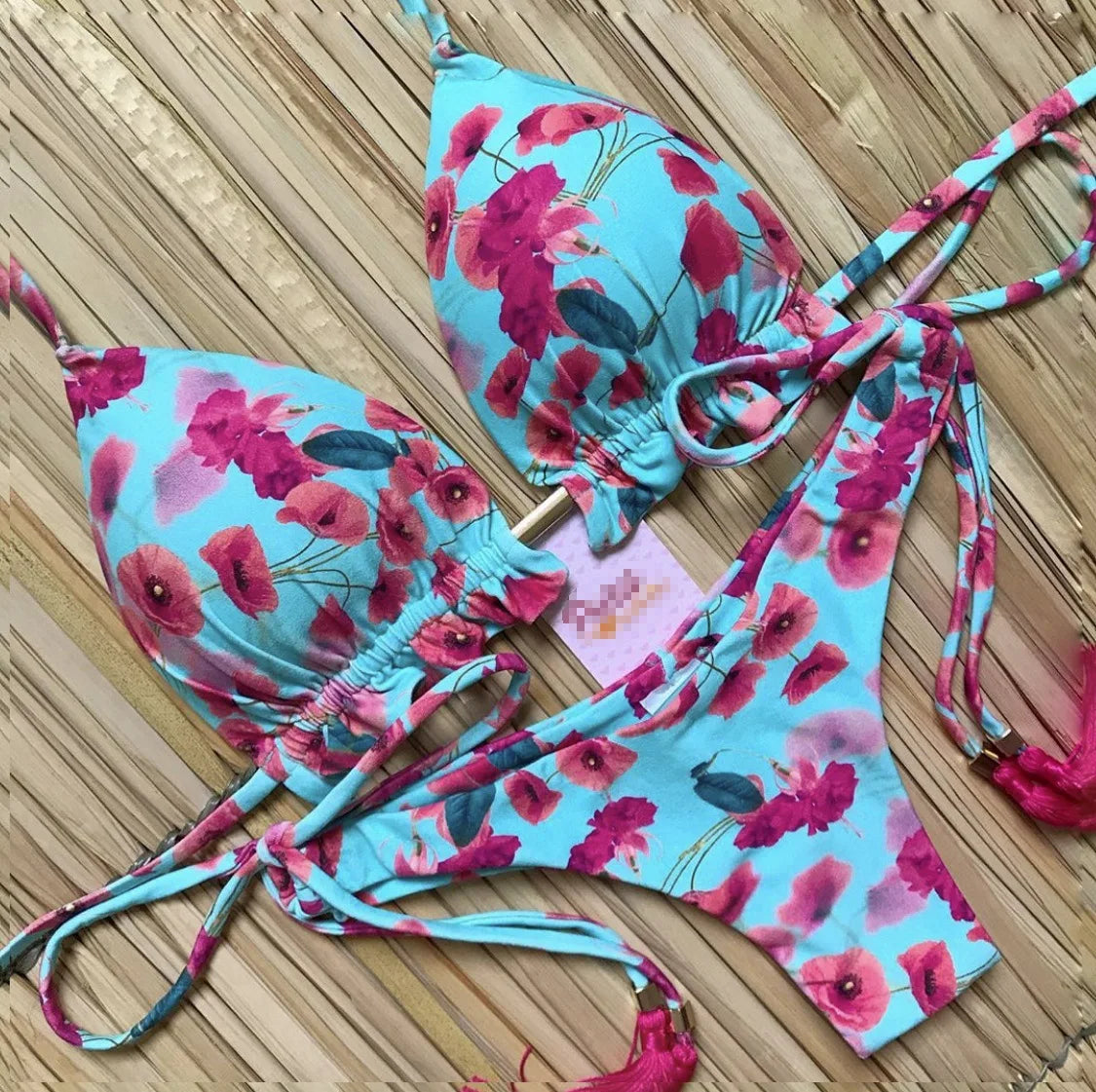 Bikini 2 Pièces Femme Imprimé Bohème