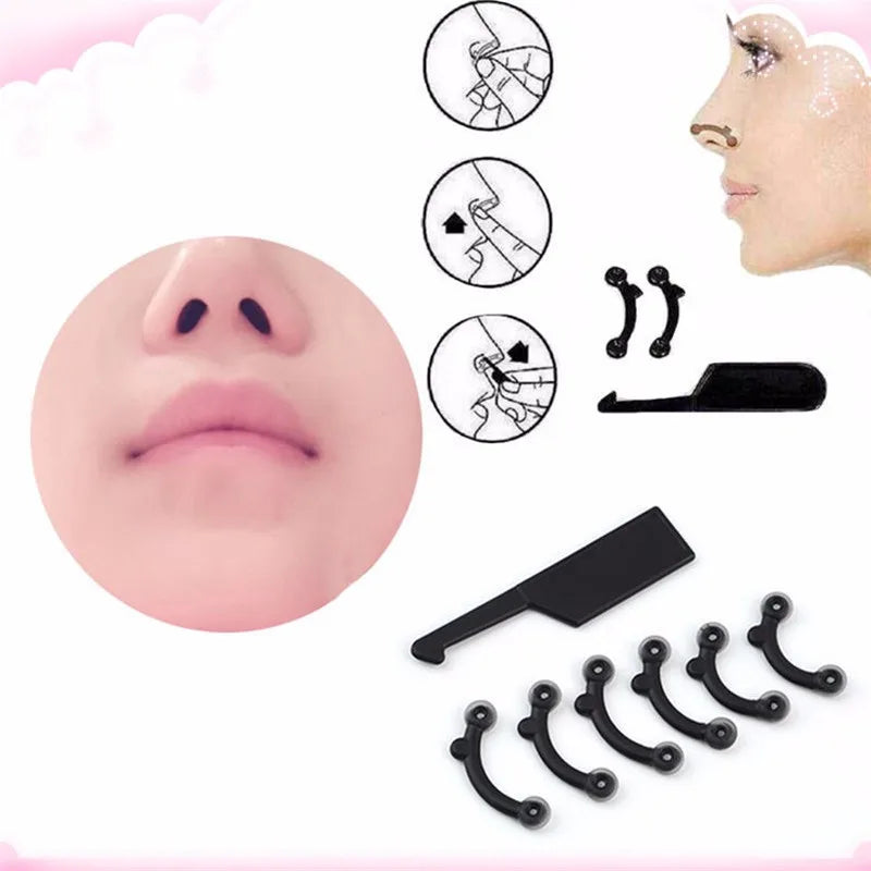 Clip Correcteur de Nez – Lot de 3 Tailles pour Affiner & Rehausser le Nez Sans Chirurgie