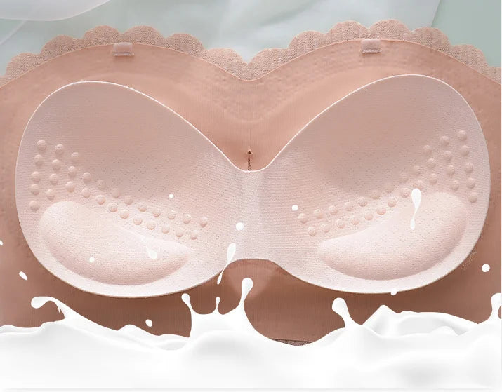 Bralette Sans Armatures Femme – Invisible, Push-Up, Dentelle, Sans Bretelles
