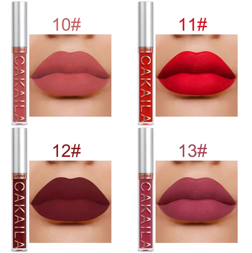 Set Rouge à Lèvres Liquide Mat Longue Tenue