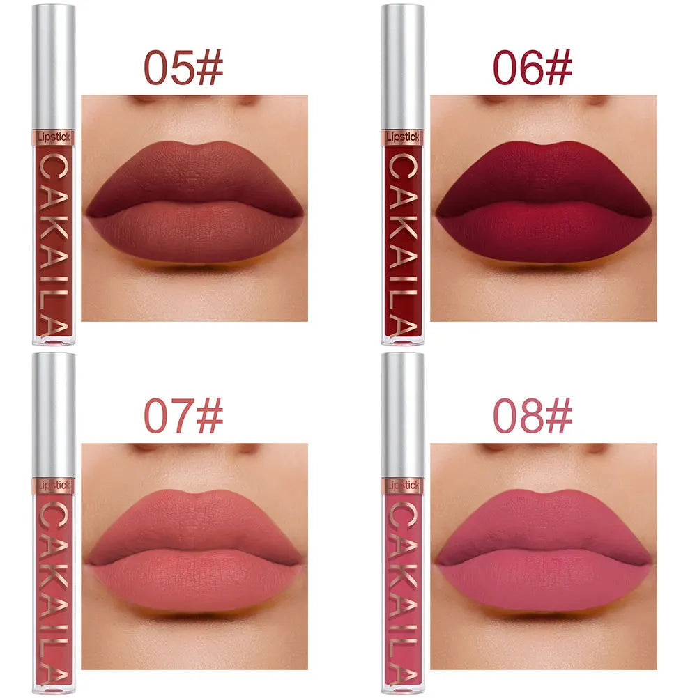 Set Rouge à Lèvres Liquide Mat Longue Tenue
