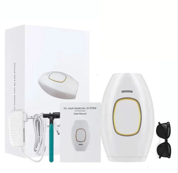 Épilateur Laser IPL Femme – 500 000 Flashs, Indolore, 5 Niveaux