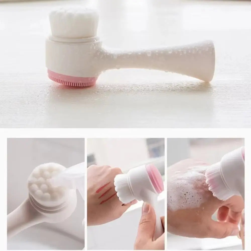 Brosse Nettoyante Visage 3D en Silicone – Exfoliant Doux & Nettoyage en Profondeur