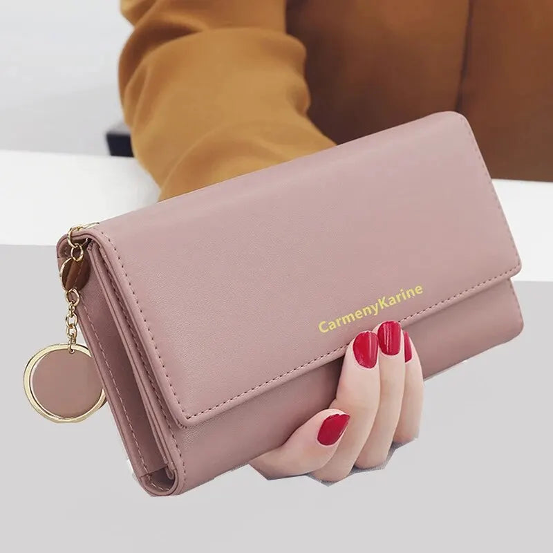 Portefeuille Long Femme – Élégant & Multi‑fonction
