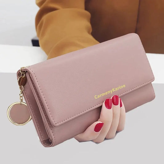 Portefeuille Long Femme – Élégant & Multi‑fonction
