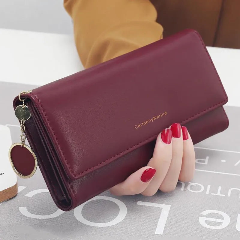 Portefeuille Long Femme – Élégant & Multi‑fonction