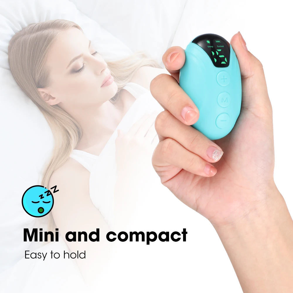 Appareil Aide au Sommeil EMS – Anti-Insomnie, Réduction Stress & Anxiété, 15 Intensités