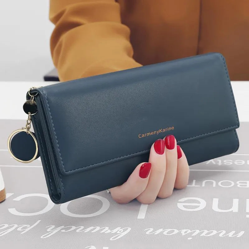 Portefeuille Long Femme – Élégant & Multi‑fonction