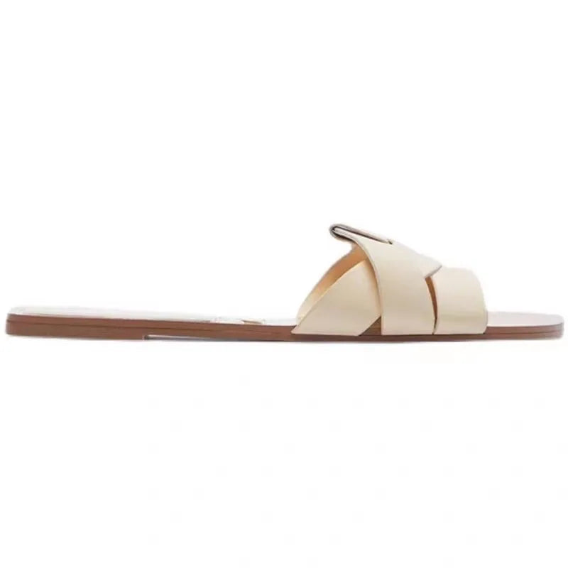 Mules Sandales Plates Femme Nœud Papillon