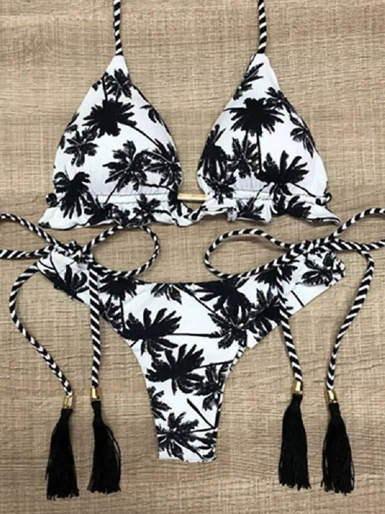 Bikini 2 Pièces Femme Imprimé Bohème