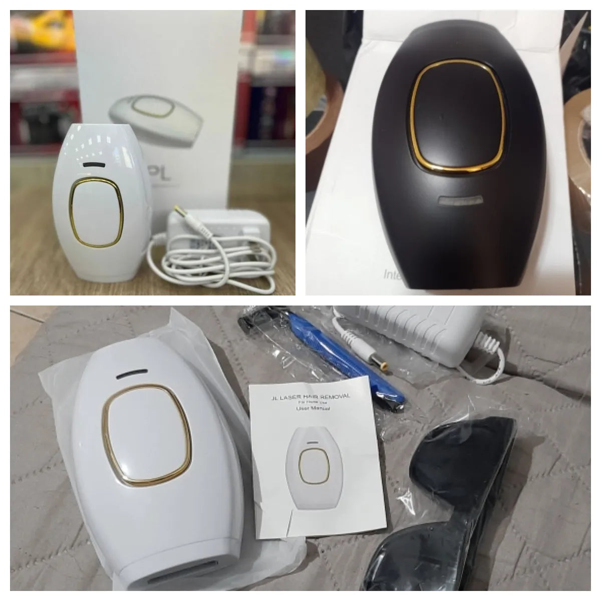 Épilateur Laser IPL Femme – 500 000 Flashs, Indolore, 5 Niveaux