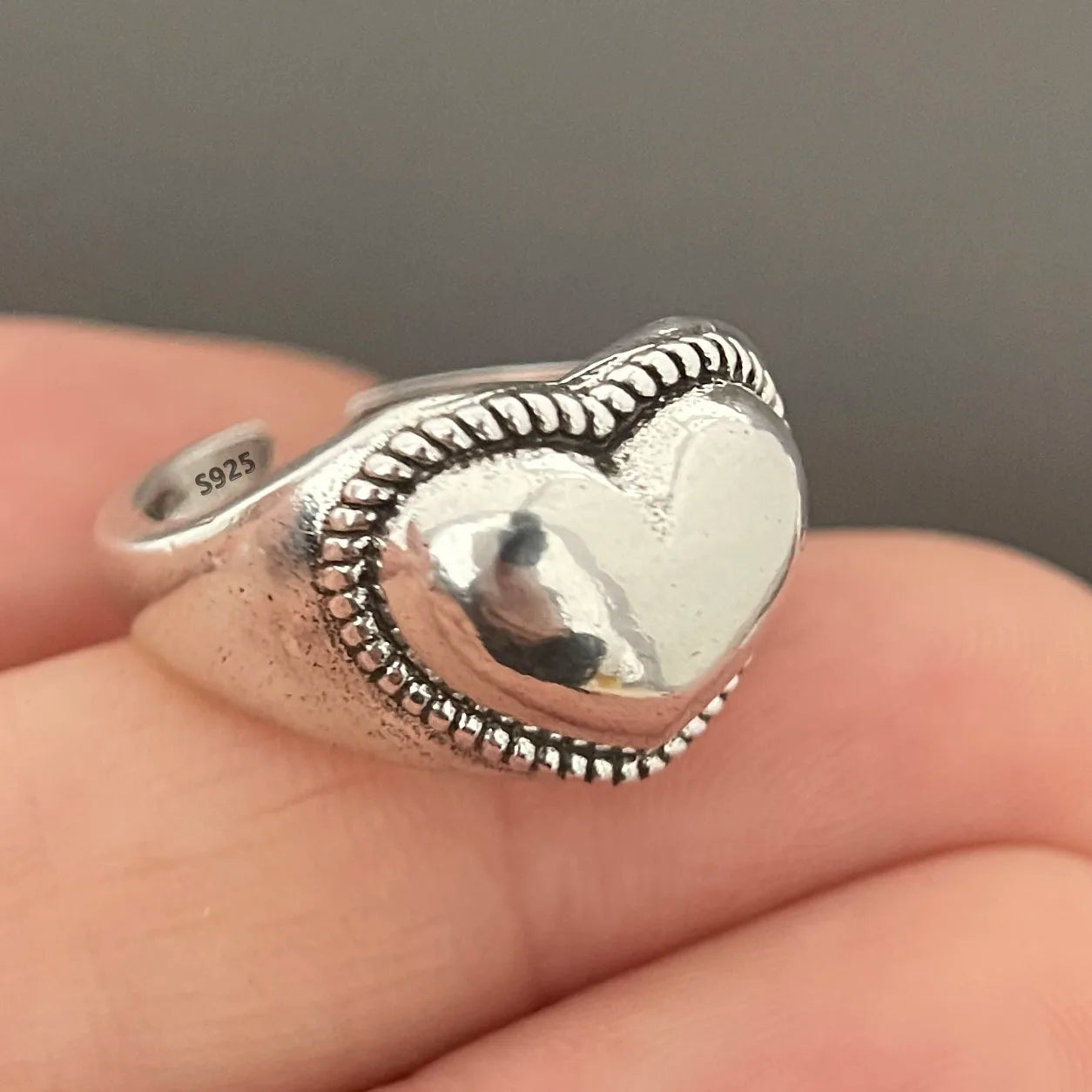 Bague Cocktail en Argent 925 & Zircon – Bijou Fin Minimaliste, Taille Ajustable, Anti-Allergie