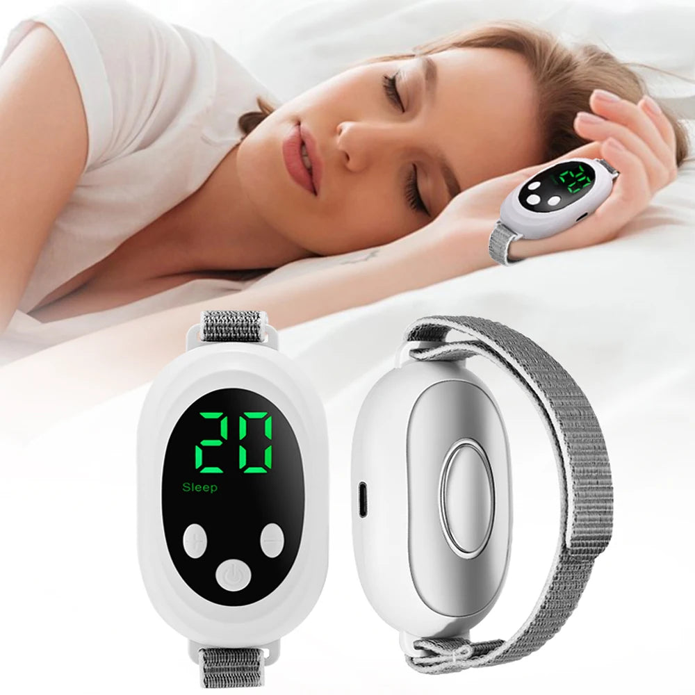 Appareil Aide au Sommeil EMS – Anti-Insomnie, Réduction Stress & Anxiété, 15 Intensités