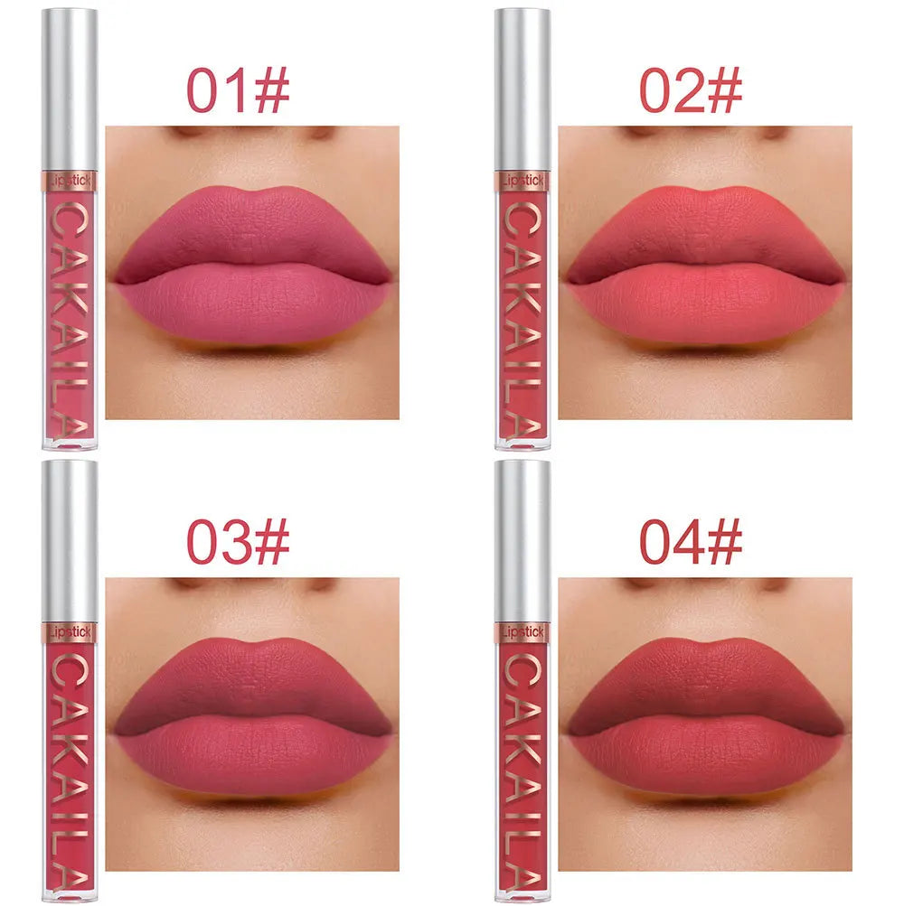 Set Rouge à Lèvres Liquide Mat Longue Tenue