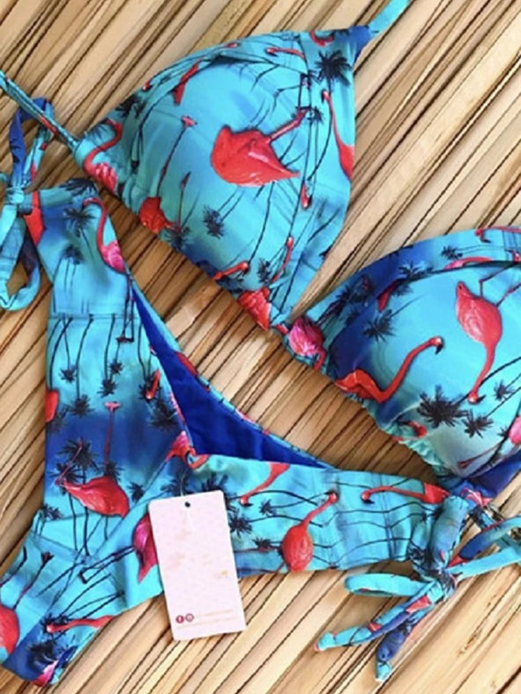 Bikini 2 Pièces Femme Imprimé Bohème