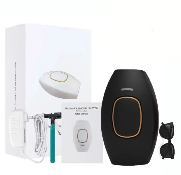 Épilateur Laser IPL Femme – 500 000 Flashs, Indolore, 5 Niveaux