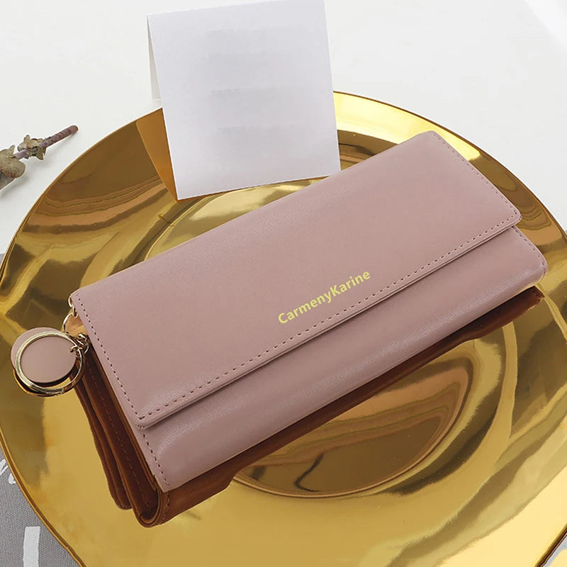Portefeuille Long Femme – Élégant & Multi‑fonction