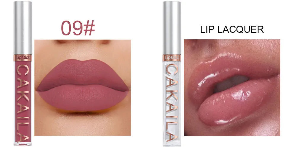 Set Rouge à Lèvres Liquide Mat Longue Tenue