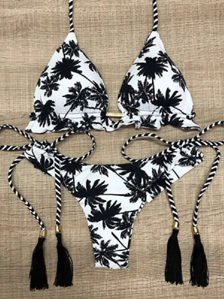 Bikini 2 Pièces Femme Imprimé Bohème