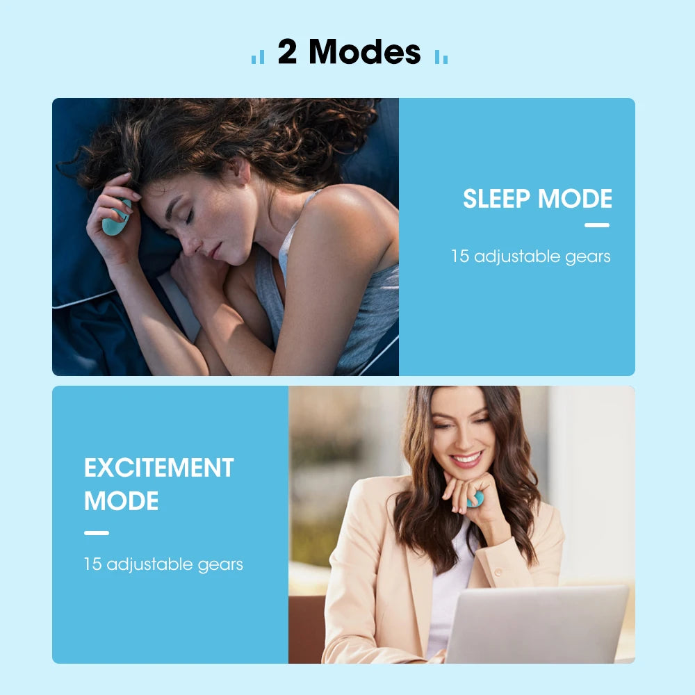 Appareil Aide au Sommeil EMS – Anti-Insomnie, Réduction Stress & Anxiété, 15 Intensités