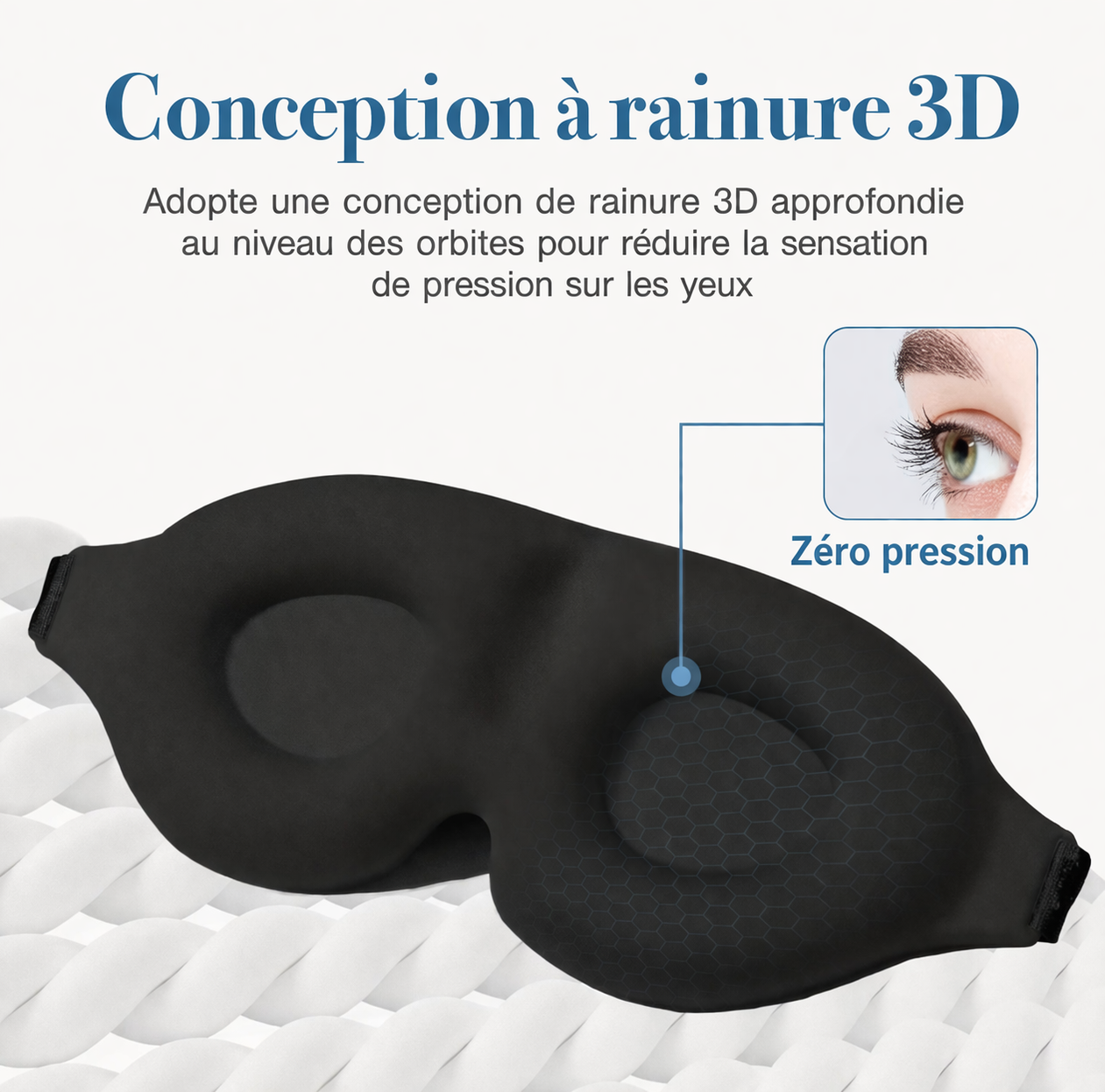 Masque de Nuit 3D Ultra Doux