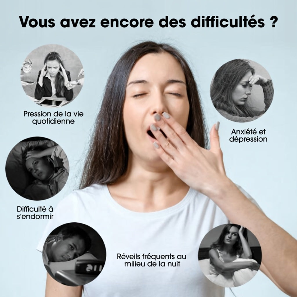 Appareil Aide au Sommeil EMS – Anti-Insomnie, Réduction Stress & Anxiété, 15 Intensités